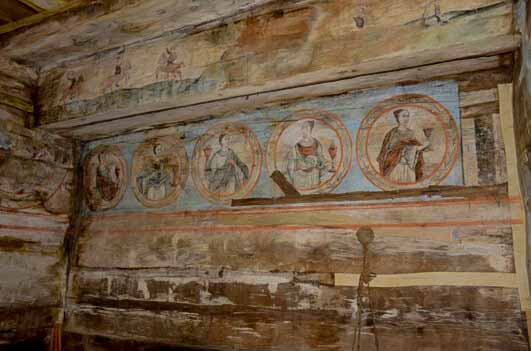 Розписи в храмі св. Параскеви в селі Олександрівка