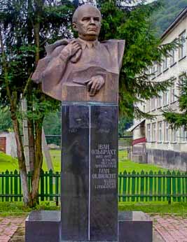 Скульптура Івана Ольбрахта в Колочаві