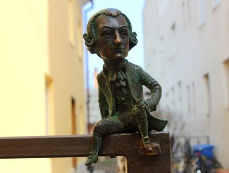 Mini-sculpture by Wolfgang Amadeus Mozart