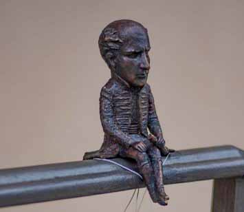 Mini-sculpture of Ferenc Kelcey