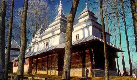 Церква св. Миколая в селі Верхній Студений