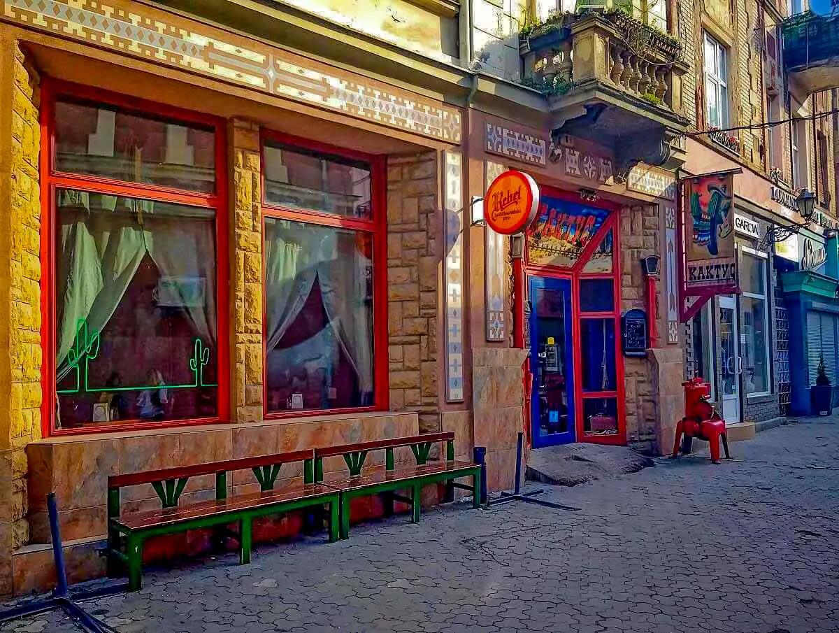 Кафе Кактус в Ужгороде