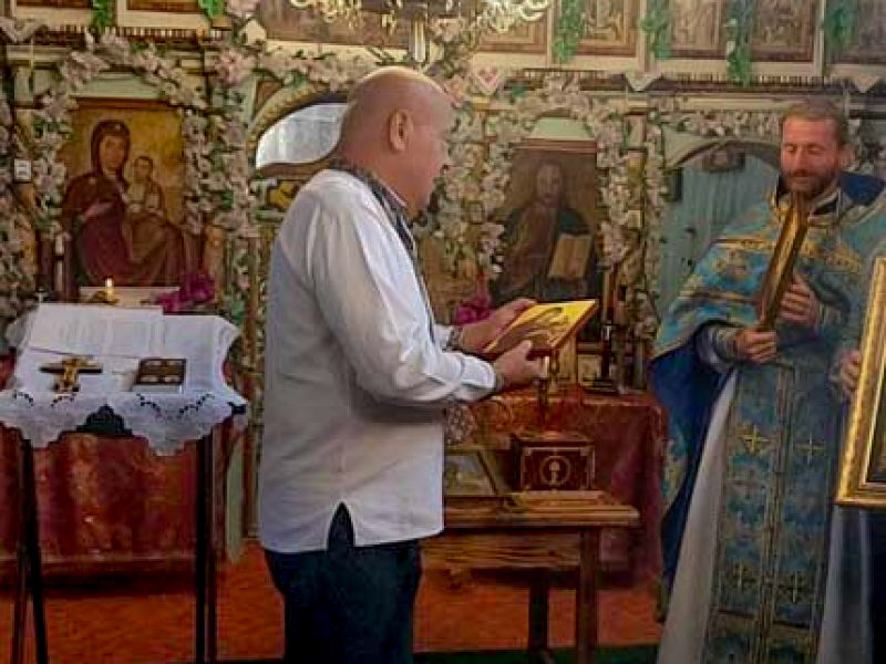 Інтер’єр церкви в селі Буківцьово