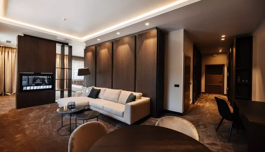 Номер Люкс у готелі Verkhovyna Resort Medical & Wellness