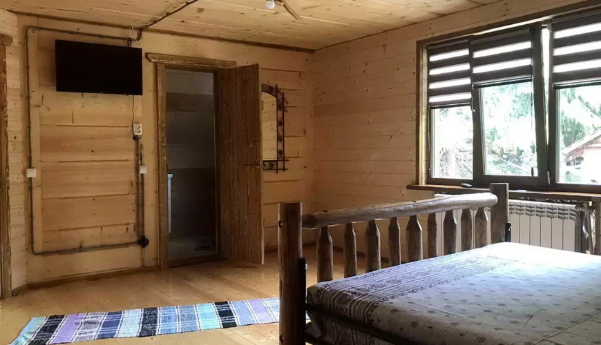 Двомісний номер у садибі «Лісова хатина-ЧАН» в Соймах